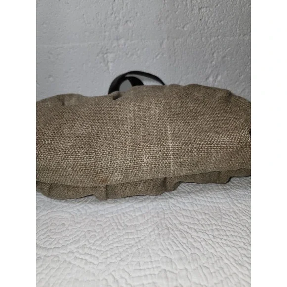 Longchamp Paris Idole Hobo Bag Brown Double Handle Fabric With Leather. VTG EUC - Picture 7 of 11